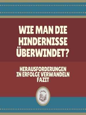 Wie Man Die Hindernisse überwindet? - Audiobook